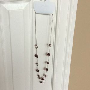 Beautiful light plum color necklace